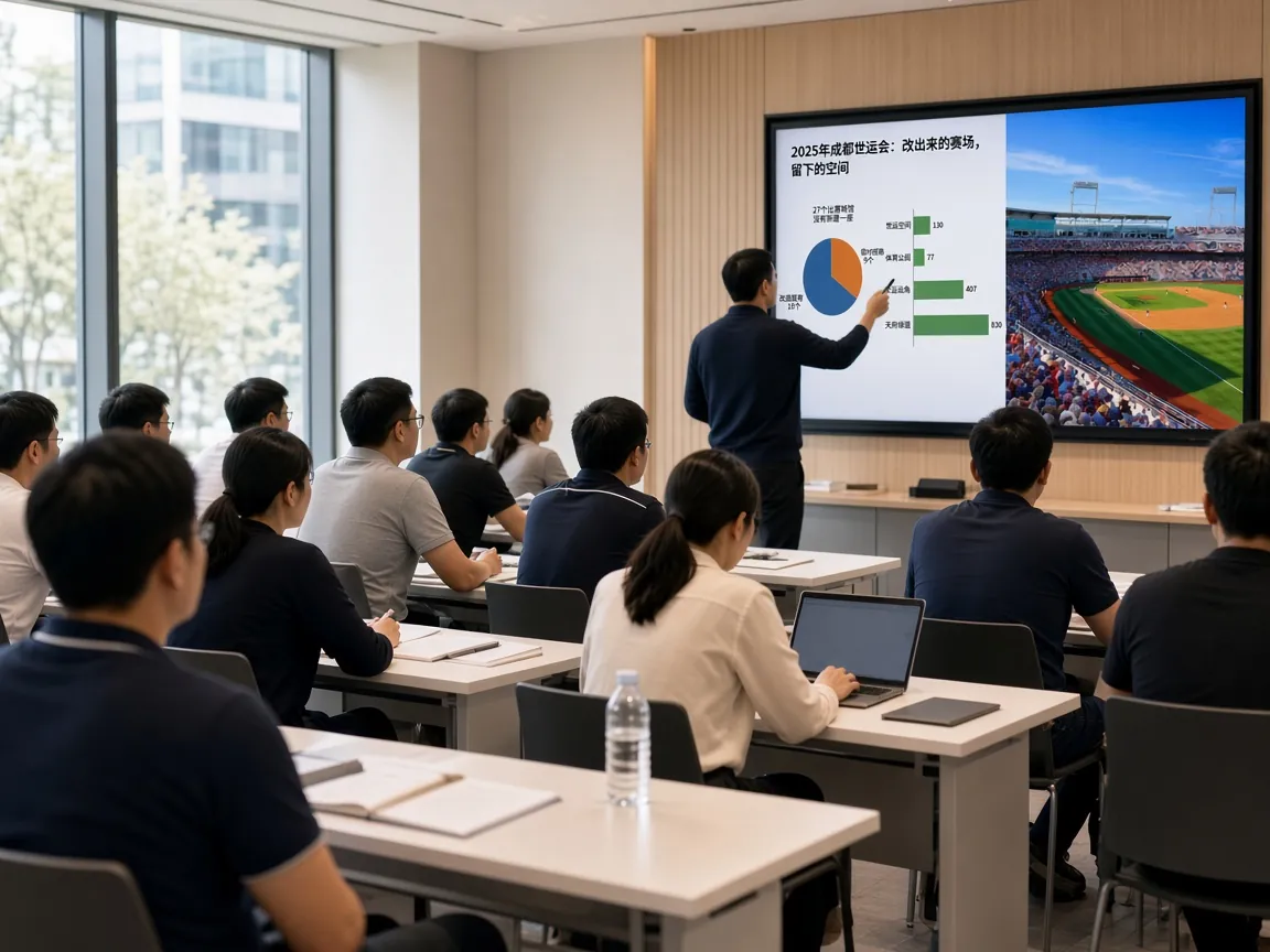 体育产业从业人员培训课堂